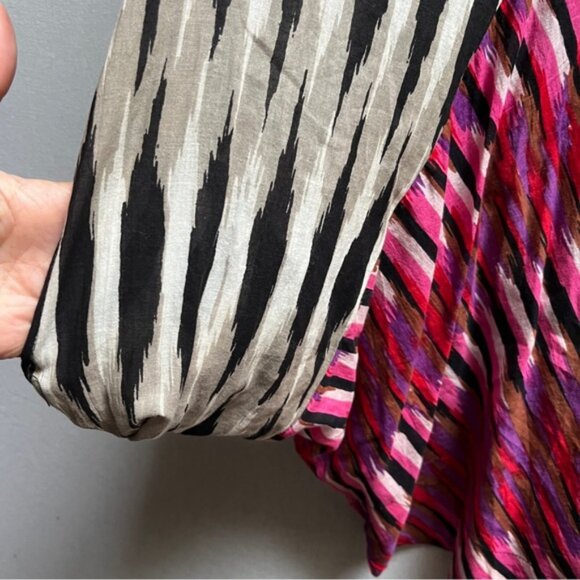 Kaktus boho Striped Women's Tank top cotton dress Sz S - Picture 7 of 12